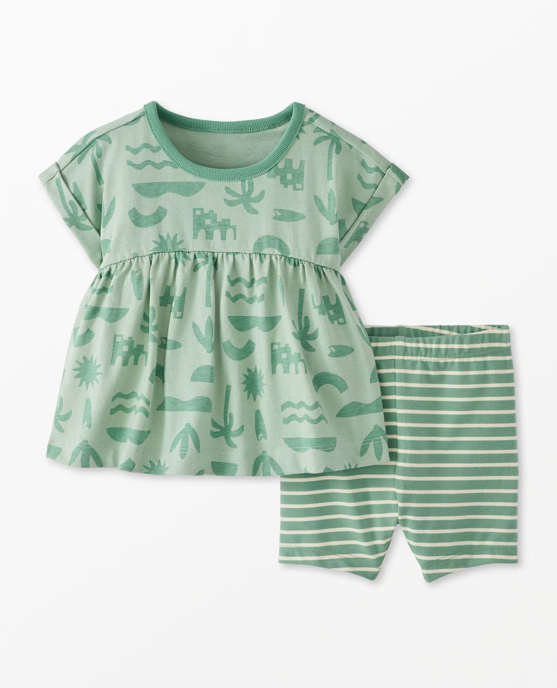 Beach Days on Seafoam Green